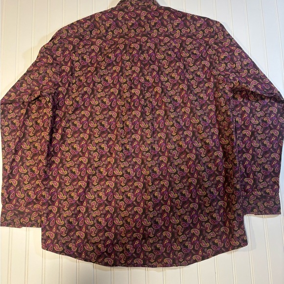 Cinch men’s pearl snap wester long sleeve shirt size M - Picture 4 of 9